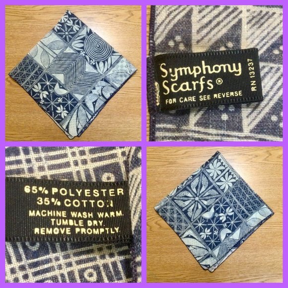 Mixed Graphic Print Scarf_091 - Picture 2 of 4